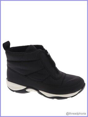 Easy Spirit Edele8 Ankle Snow Boot Round Toe Cotton